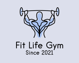 Gym - Muscle Gym Fitness Man logo design