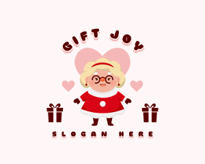 Christmas Holiday Mother logo design