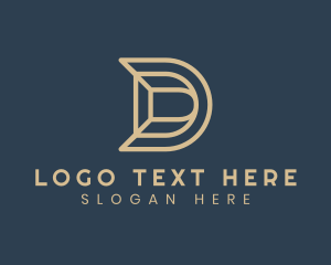 Generic Linear Letter D logo design