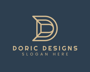 Generic Linear Letter D logo design