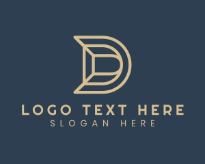 Letter - Generic Linear Letter D logo design