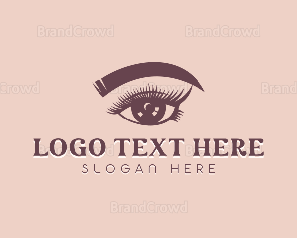 Makeup Artist Eyelash Logo