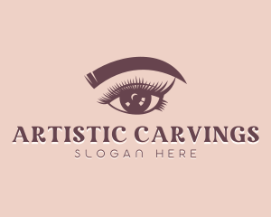 Makeup Artist Eyelash logo design