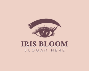 Iris - Makeup Artist Eyelash logo design