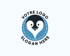 Veterinarian - Penguin Neck Pillow logo design