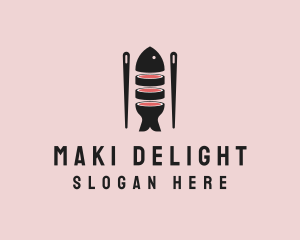 Fish Maki Bar  logo design