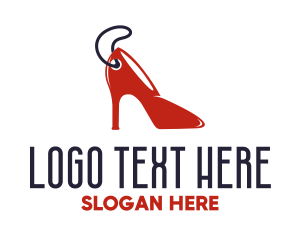 Shoe - High Heels Stiletto logo design