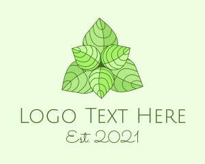 Herbal - Mint Green Herbal Plant logo design