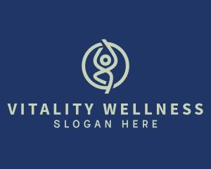 Holistic Wellness Yoga logo design