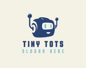 Toddler - Toy Robot App logo design