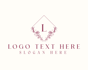 Vines - Elegant Flower Boutique logo design