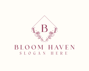 Elegant Flower Boutique logo design