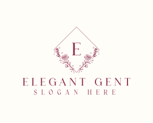 Elegant Flower Boutique logo design