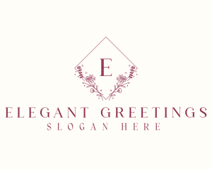 Elegant Flower Boutique logo design