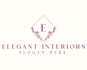 Elegant Flower Boutique logo design