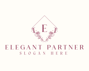 Elegant Flower Boutique logo design