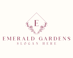 Elegant Flower Boutique logo design