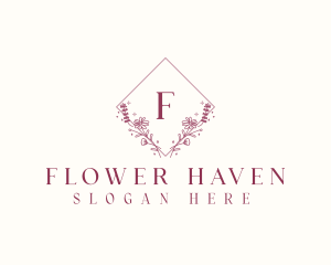 Elegant Flower Boutique logo design