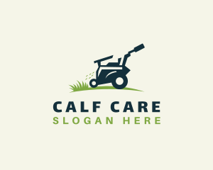 Grass Lawn Mower  logo design