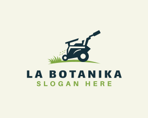 Landscaping - Grass Lawn Mower logo design