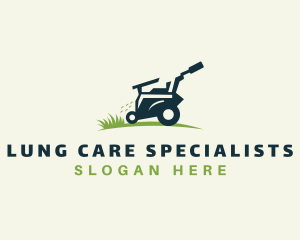 Grass Lawn Mower  logo design