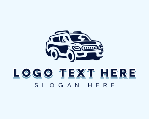 Sports Utility Vehicle - Garage Auto Vehicle logo design