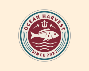 Ocean Fish Restaurant logo design