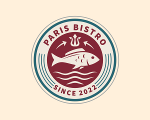 Ocean Fish Restaurant logo design