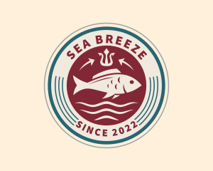 Ocean Fish Restaurant logo design