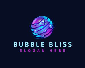 Bubble - Tech Bubble Sphere logo design