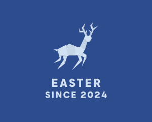 Antler - Deer Antler Origami logo design