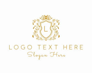 Sigil - Royal Leaf Crest Crown logo design