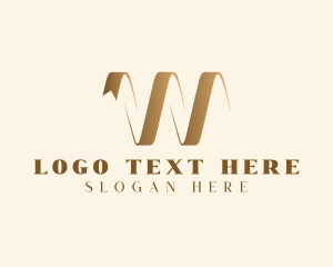 Building - Elegant Fashion Letter W logo design