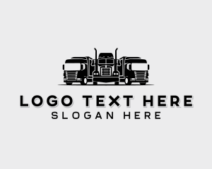 Transport - Cargo Mover Truck logo design