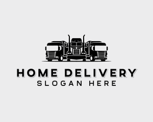 Cargo Mover Truck logo design