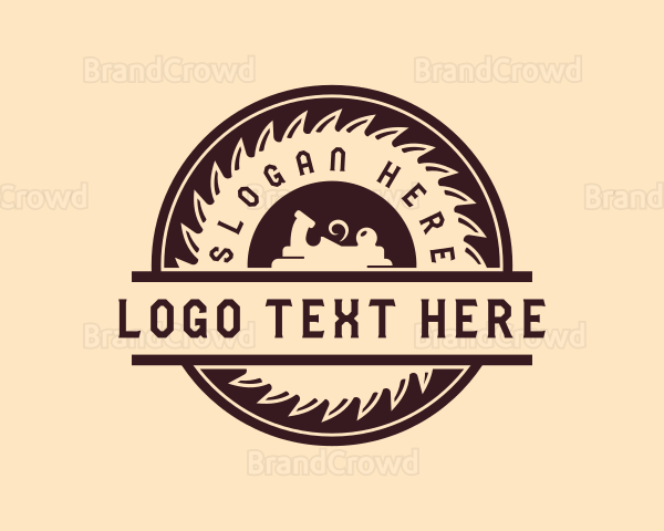 Hand Planer Woodworking Logo