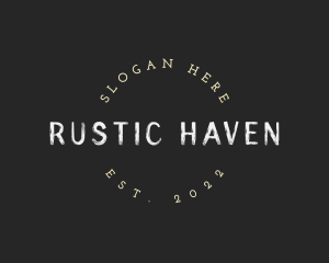 Rustic Hipster Business logo design