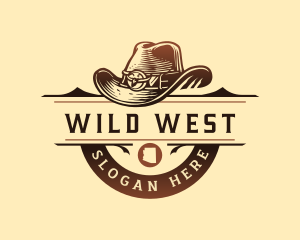 Western Cowboy Hat  logo design