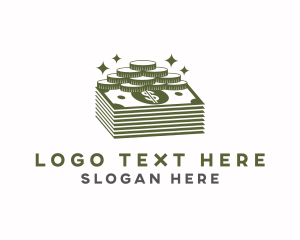 Digital Coin - Cash Dollar Coin logo design