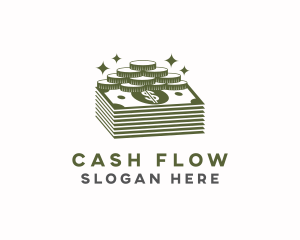 Cash Dollar Coin  logo design