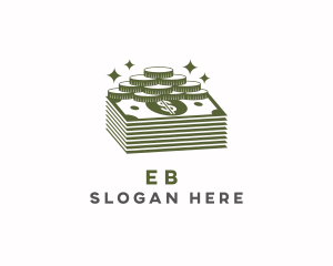 Money Savings - Cash Dollar Coin logo design