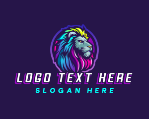 Lesbian - Colorful Lion Pride logo design