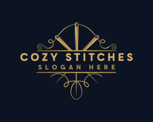 Quilting - Luxury Needle Craft logo design