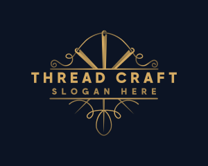 Stitching - Luxury Needle Craft logo design