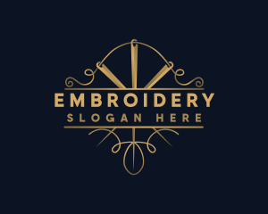 Luxury Needle Craft logo design