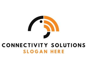 Wireless - Signal Toucan Beak logo design