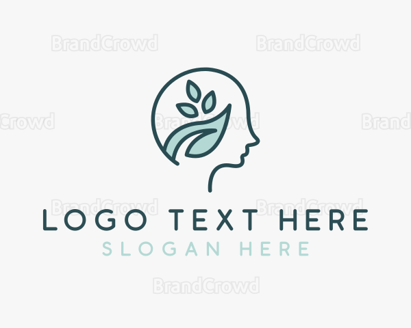 Leaf Brain Psychiatrist Logo