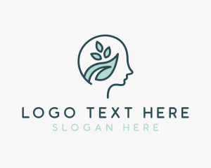 Psychology - Leaf Brain Psychiatrist logo design