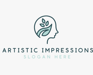 Natural Brain Psychiatrist  logo design