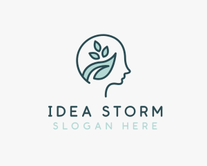 Natural Brain Psychiatrist  logo design